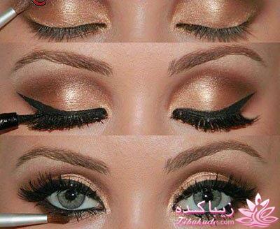 آموزش کشیدن خط چشم برای انواع چشم ها