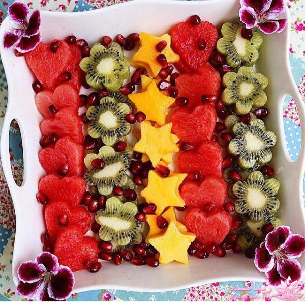 خلاقیت در تزیین غذا