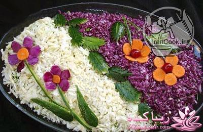 خلاقیت در تزیین غذا