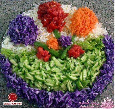 خلاقیت در تزیین غذا