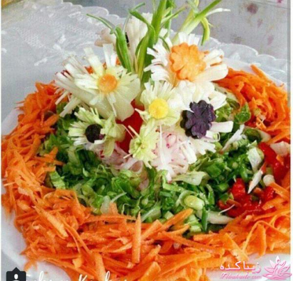 خلاقیت در تزیین غذا