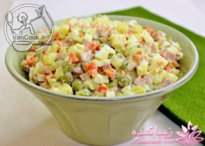 انواع سالاد(هر روز با یک سالاد)