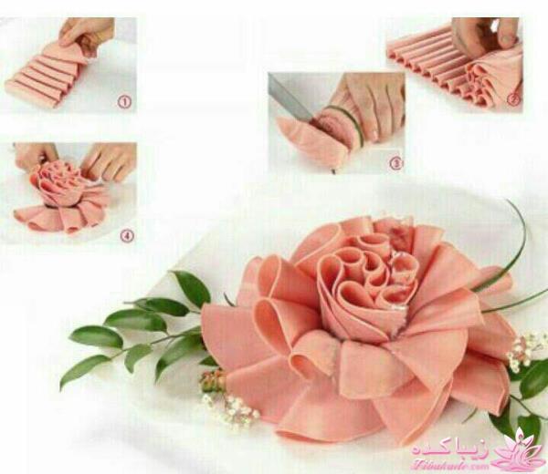 خلاقیت در تزیین غذا