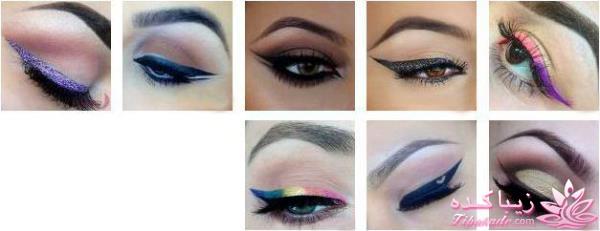 آموزش کشیدن خط چشم برای انواع چشم ها