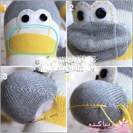 آموزش عروسک سازی عروسکـــــهای جورابــــی