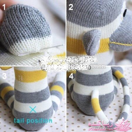 آموزش عروسک سازی عروسکـــــهای جورابــــی