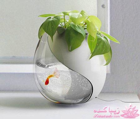 تزیین تنگ ماهی هفت سین