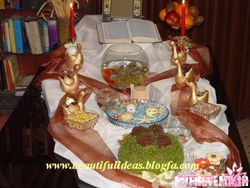نمونه هایی از هفت سین های بسیار زیبا