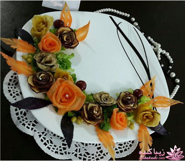 خلاقیت در تزیین غذا