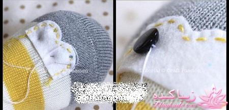 آموزش عروسک سازی عروسکـــــهای جورابــــی