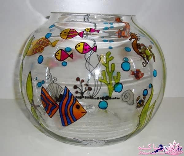 تزیین تنگ ماهی هفت سین