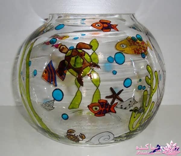تزیین تنگ ماهی هفت سین