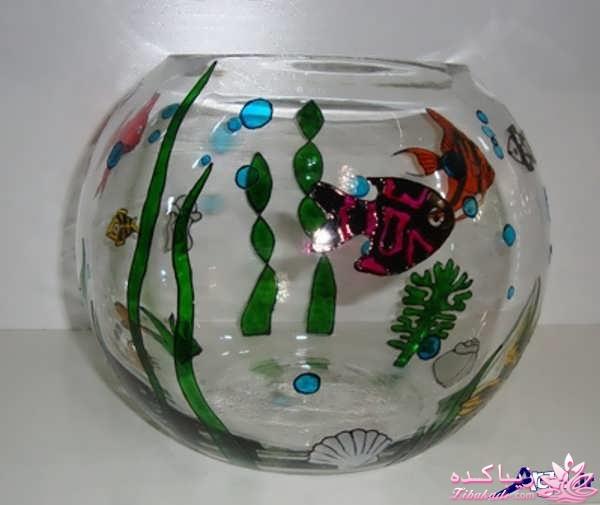 تزیین تنگ ماهی هفت سین