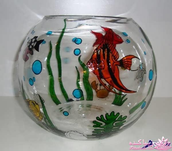 تزیین تنگ ماهی هفت سین