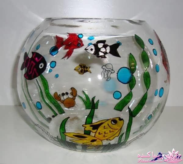 تزیین تنگ ماهی هفت سین