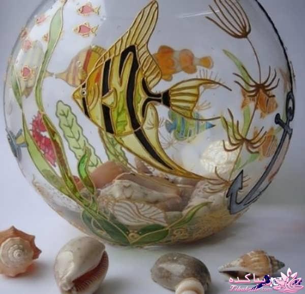 تزیین تنگ ماهی هفت سین