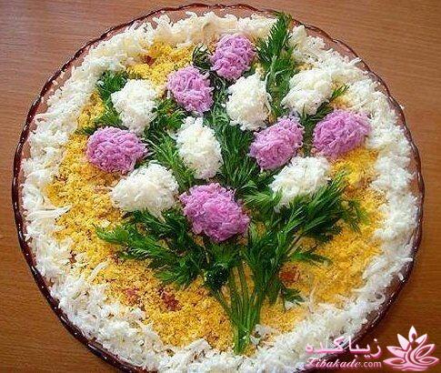 خلاقیت در تزیین غذا