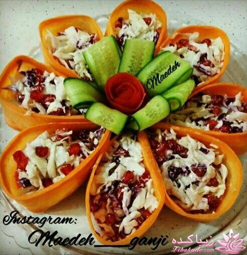 خلاقیت در تزیین غذا