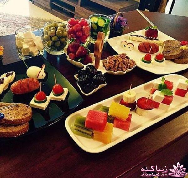 خلاقیت در تزیین غذا