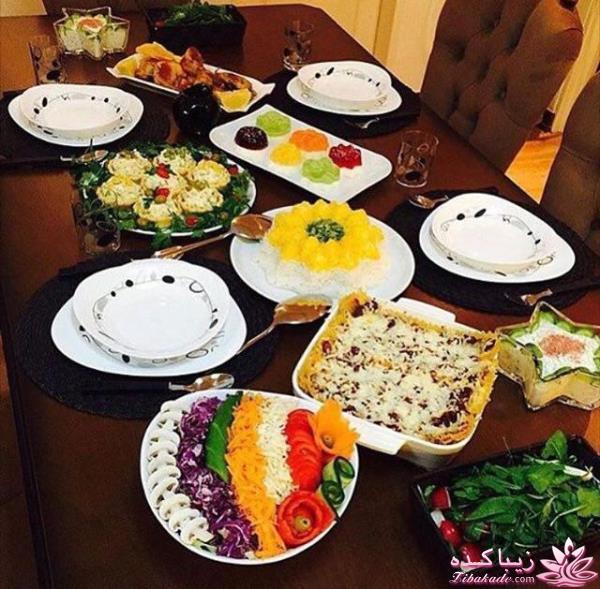 خلاقیت در تزیین غذا