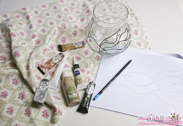 تزیین تنگ ماهی هفت سین