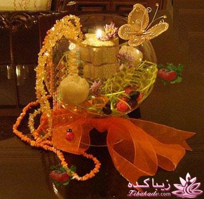 تزیین تنگ ماهی هفت سین