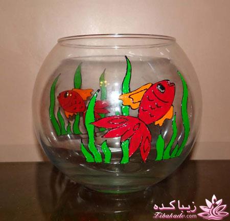 تزیین تنگ ماهی هفت سین