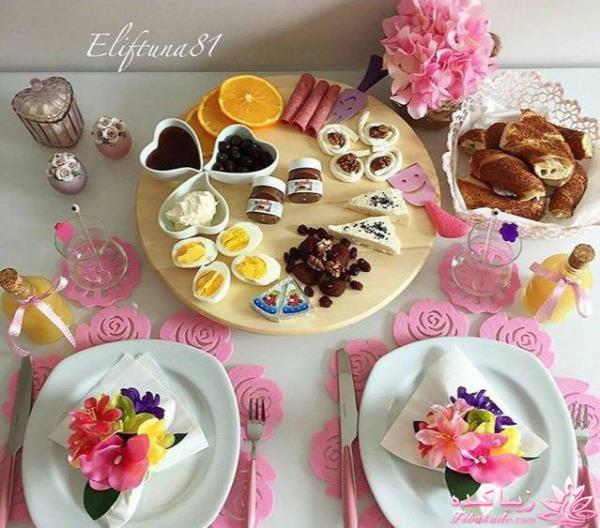 خلاقیت در تزیین غذا