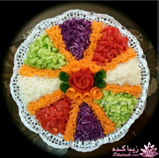 خلاقیت در تزیین غذا