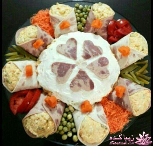 خلاقیت در تزیین غذا