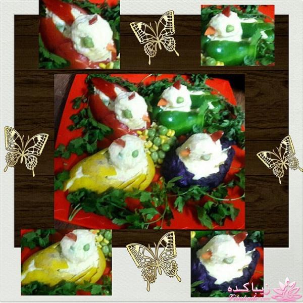 خلاقیت در تزیین غذا