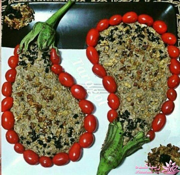 خلاقیت در تزیین غذا