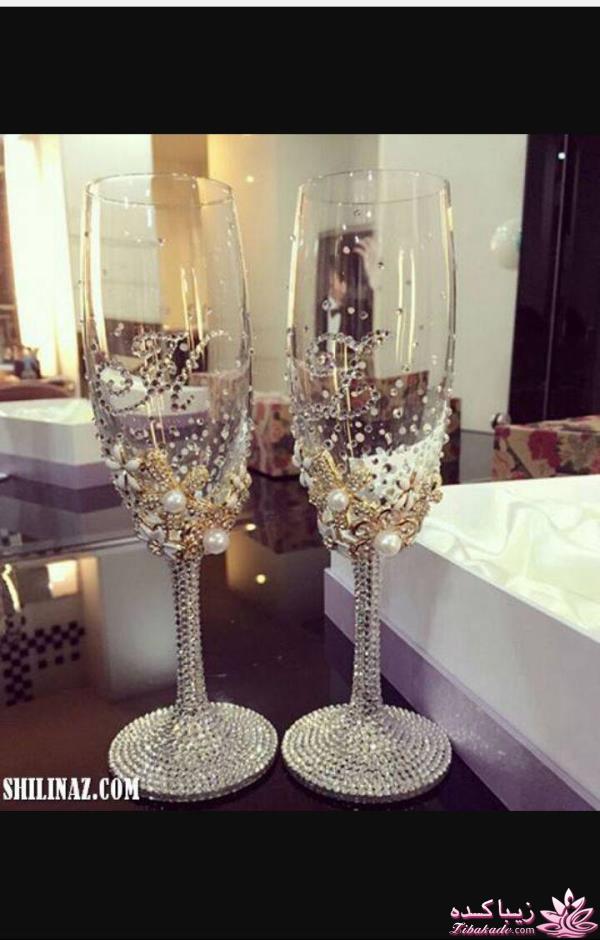 نقاشی و تزیین روی جام مناسب ظرف های هفت سین