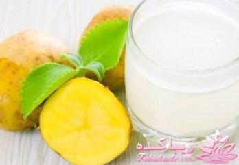 دستورالعمل شگفت انگیز زیبایی با آب سیب زمینی