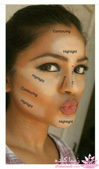 فوت و فن کانتورینگ ( آرایش ترمیمی )