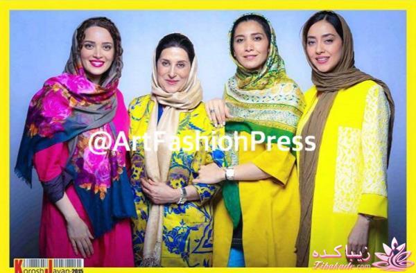 مدل مانتو بازیگران و چهره ها