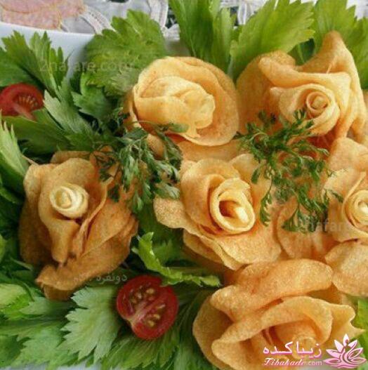 تزیین خوراکیها