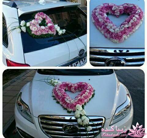 اتاق عقدهای زیبا / دسته گل عروس / ماشین عروس