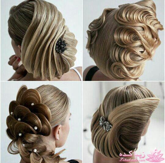 مدل انواع شینیون های جدید/مجلسی/ زنانه/کودکانه