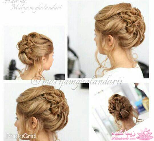 مدل انواع شینیون های جدید/مجلسی/ زنانه/کودکانه