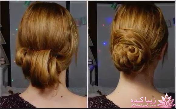 مدل انواع شینیون های جدید/مجلسی/ زنانه/کودکانه