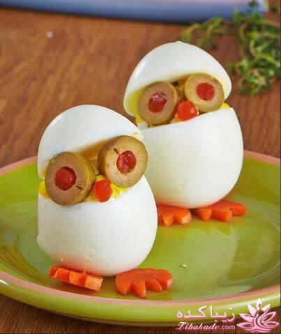 خلاقیت در تزیین غذا