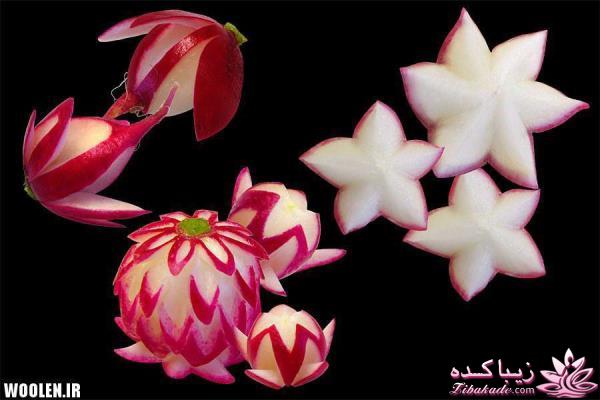 خلاقیت در تزیین غذا