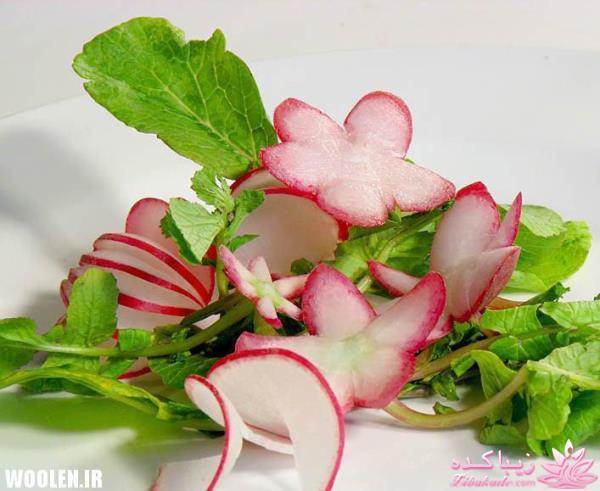 خلاقیت در تزیین غذا