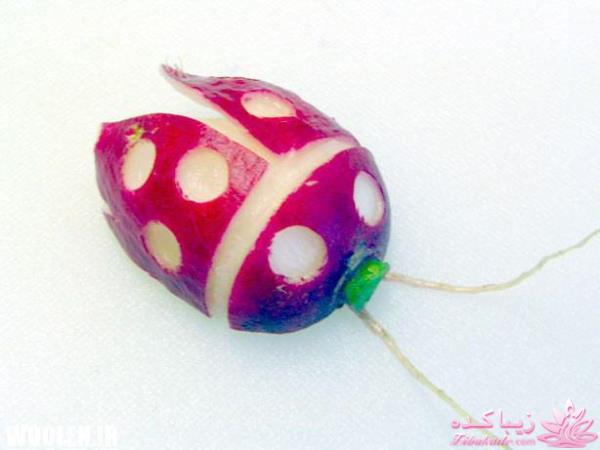 خلاقیت در تزیین غذا