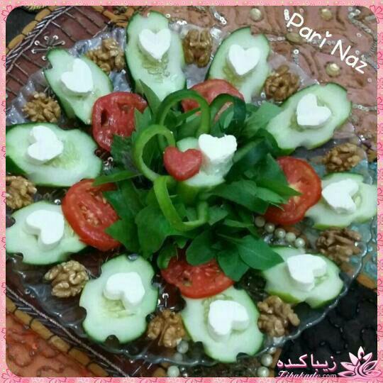 خلاقیت در تزیین غذا