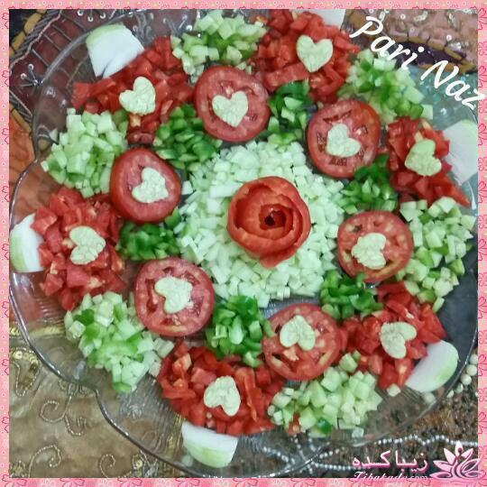 خلاقیت در تزیین غذا