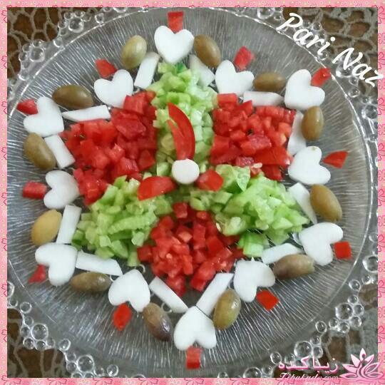 خلاقیت در تزیین غذا