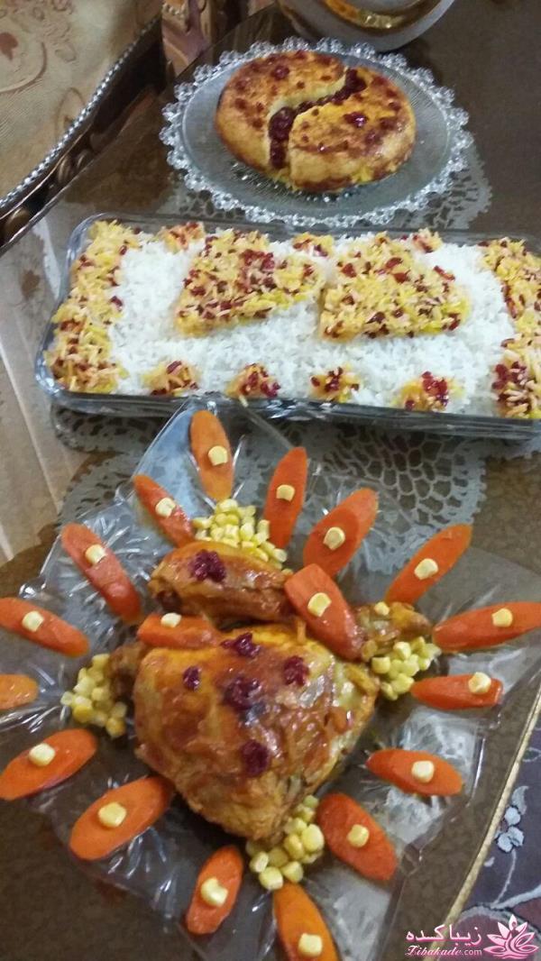 خلاقیت در تزیین غذا