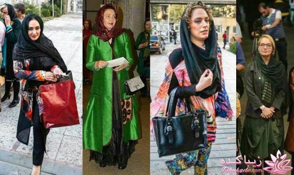 مدل مانتو بازیگران و چهره ها